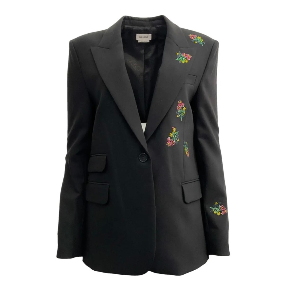 Zadig & Voltaire Venus Diamanté Flower Blazer